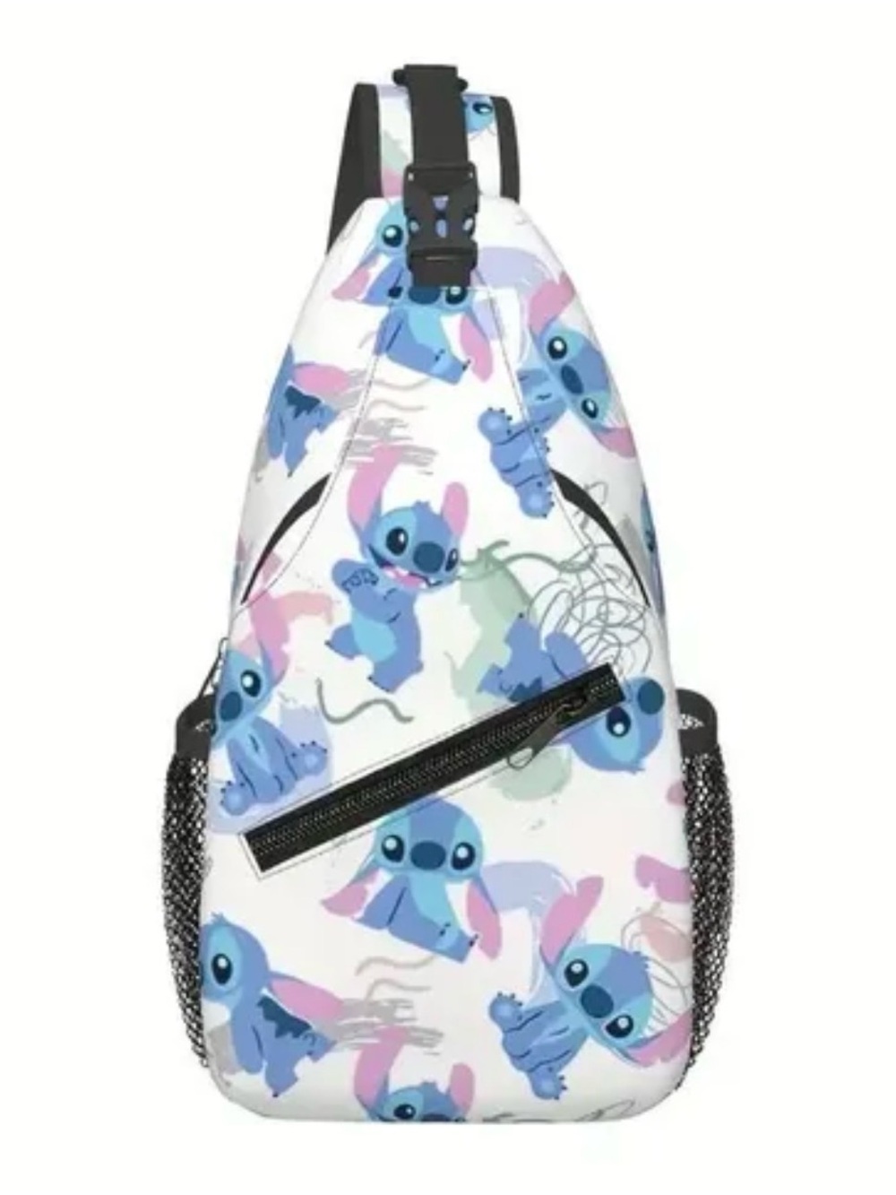 Disney Stitch Sling Backpack Crossbody Book Bag – Adjustable Strap – Brand New